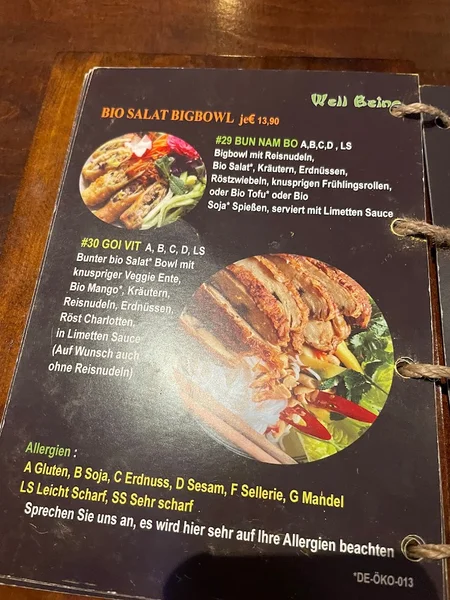 menu 0 of Well Being