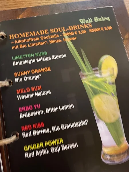 menu 2 of Well Being