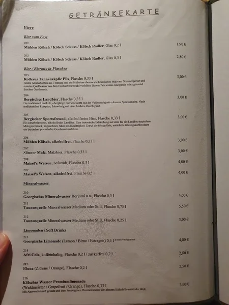 menu 1 of Restaurant & Bistro Kaukasia