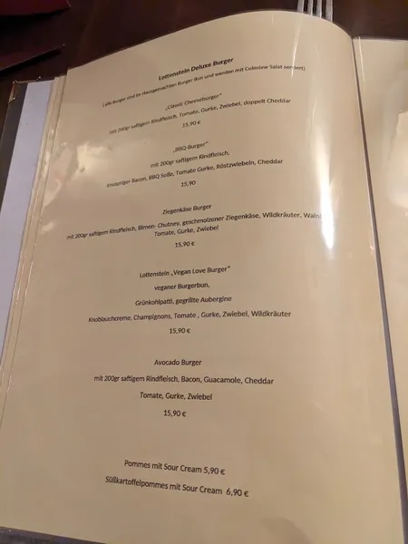 menu 1 of Lulu Lottenstein Restaurant & Bar