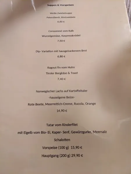 menu 2 of Lulu Lottenstein Restaurant & Bar