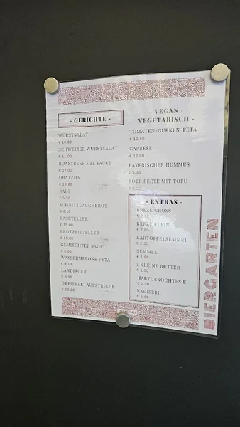 menu 1 of Hirschau im Englischen Garten