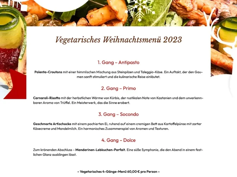 menu 1 of Ristorante Romans