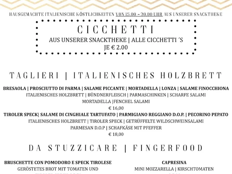 menu 0 of Ristorante Canal Grande