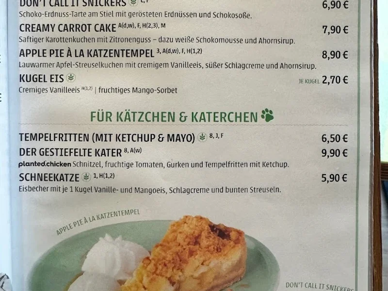 menu 0 of Katzentempel München