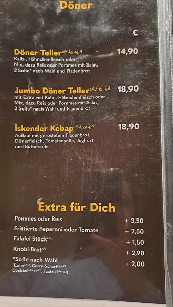 menu 0 of Volkan's Grillhaus Horn