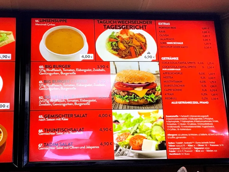 menu 0 of Tadim