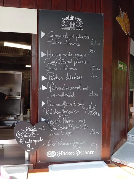 menu 0 of Biergarten & Eventlocation Waldheim