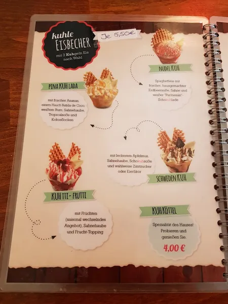 menu 1 of KUHBAR Bochum Markstraße