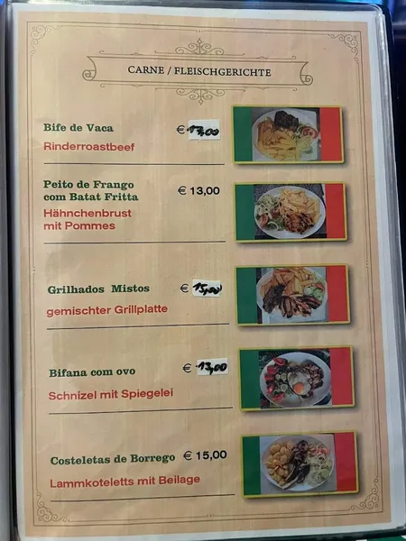 menu 0 of Eiscafe San Marco