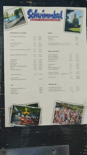 menu 0 of Schwimmbad Rhein-Sommergarten GbR