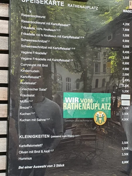 menu 0 of Biergarten Rathenauplatz Veedelstreff