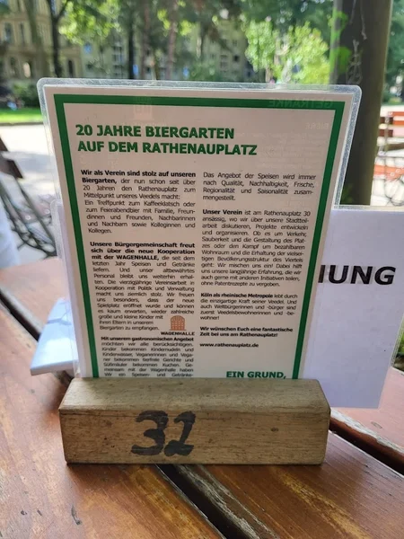 menu 2 of Biergarten Rathenauplatz Veedelstreff