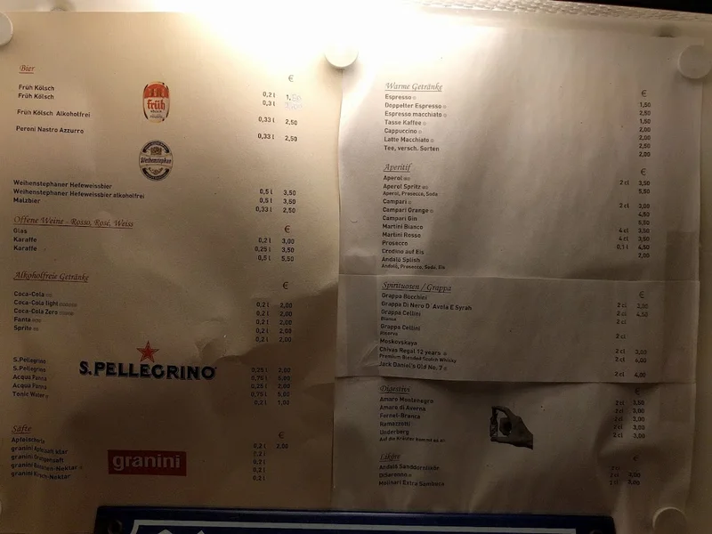 menu 2 of Pizzeria A Modo Mío