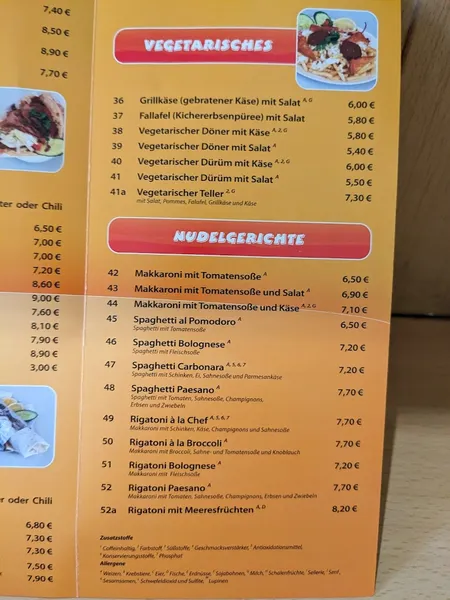menu 1 of Med Dürüm