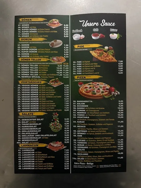 menu 2 of NEWROZ
