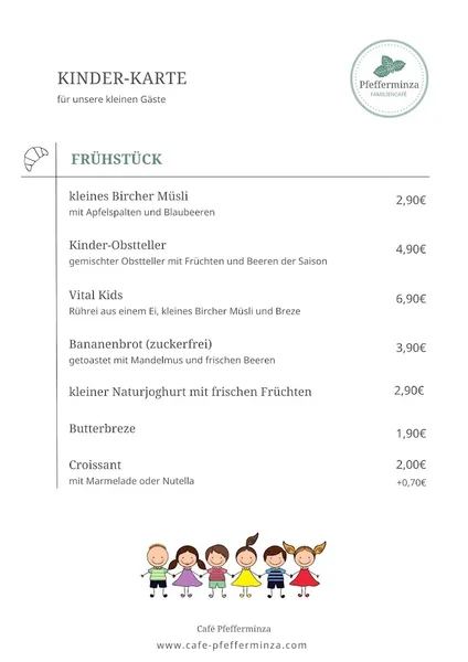 menu 0 of Café Pfefferminza