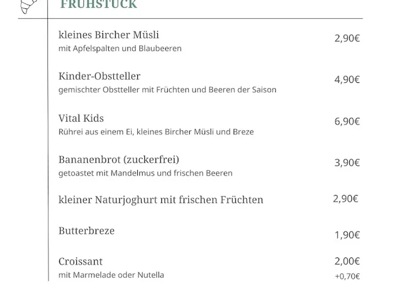 menu 0 of Café Pfefferminza