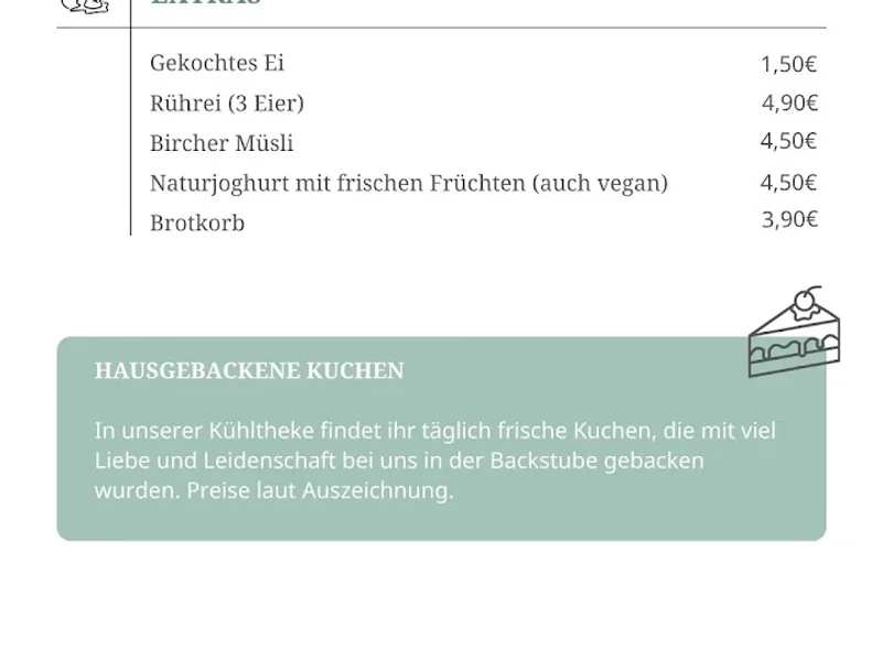 menu 1 of Café Pfefferminza