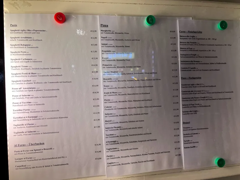 menu 1 of Piceno