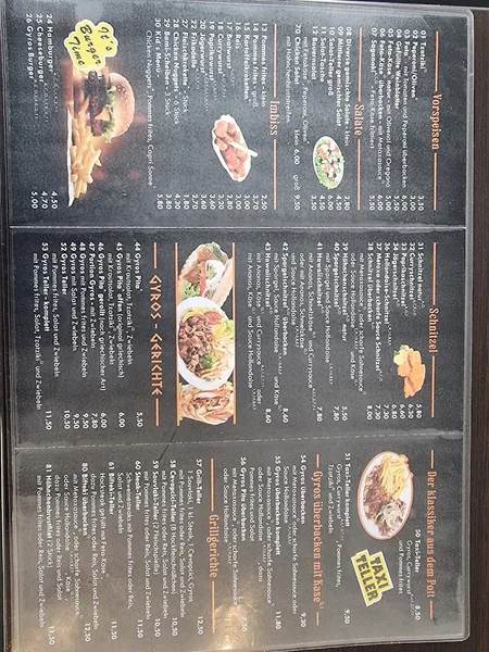 menu 0 of SYRTAKI Grill