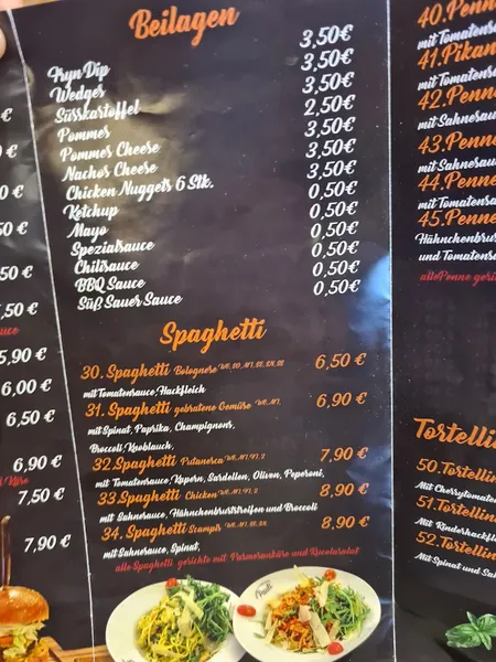 menu 2 of St.pauli Burger Noodlehouse