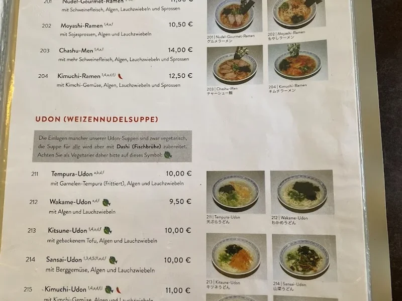 menu 2 of Japan Sushi Gourmet