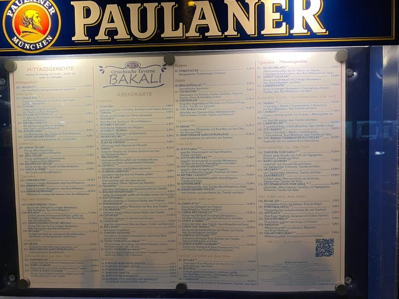 menu 0 of Tou Bakali München-Laim | Griechisches Wohlfühl-Restaurant