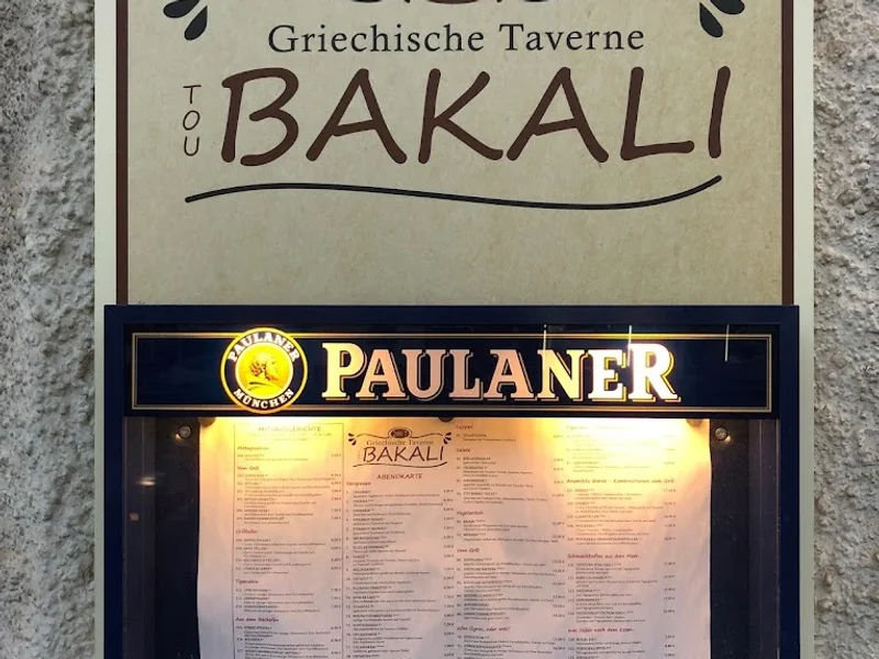 menu 1 of Tou Bakali München-Laim | Griechisches Wohlfühl-Restaurant