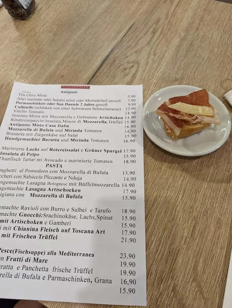 menu 0 of Casa Italia