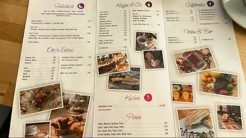menu 0 of Otto's Eiscafé | Eiscafe Hamburg |Eis essen | Eisdiele Wandsbek