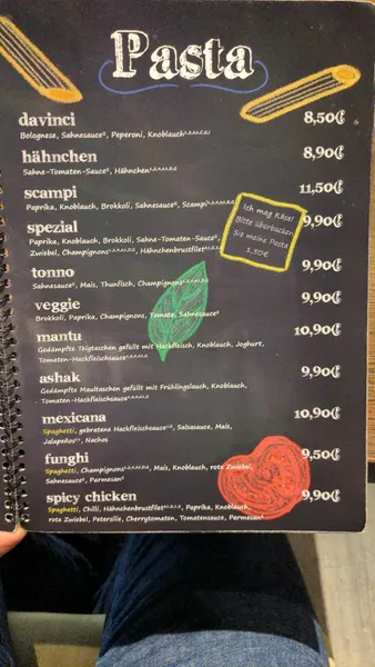 menu 1 of Four Seasons Café