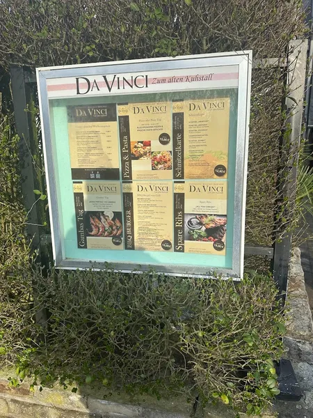 menu 0 of Da Vinci