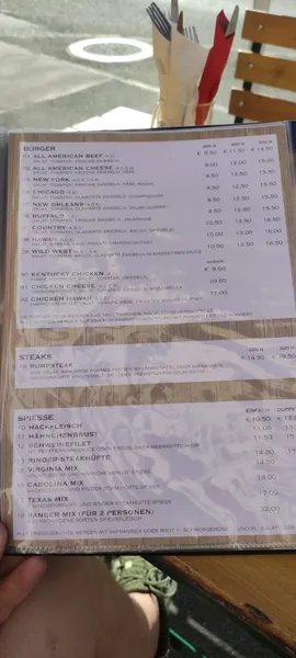 menu 2 of EssEck
