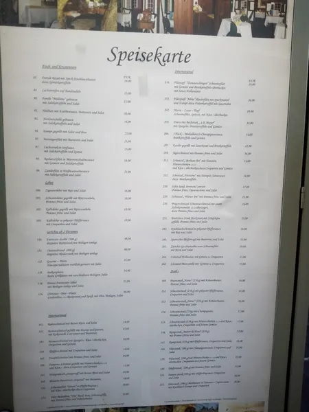 menu 1 of Donaustuben