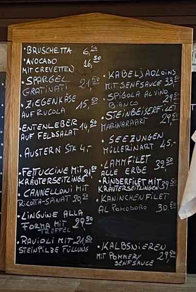 menu 1 of Al Casale Bellavista