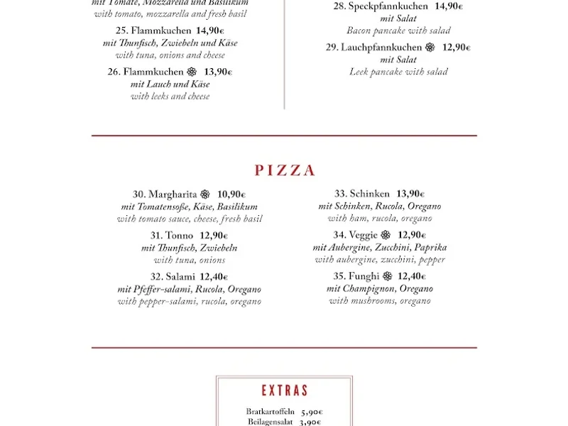 menu 1 of Oma's Küche