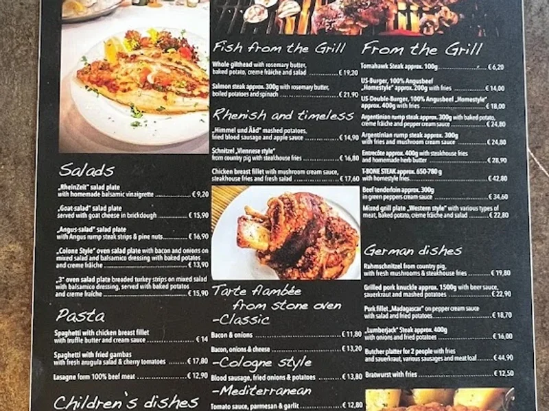 menu 0 of RheinZeit