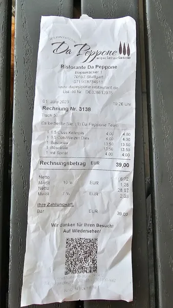 menu 1 of Ristorante Da Peppone