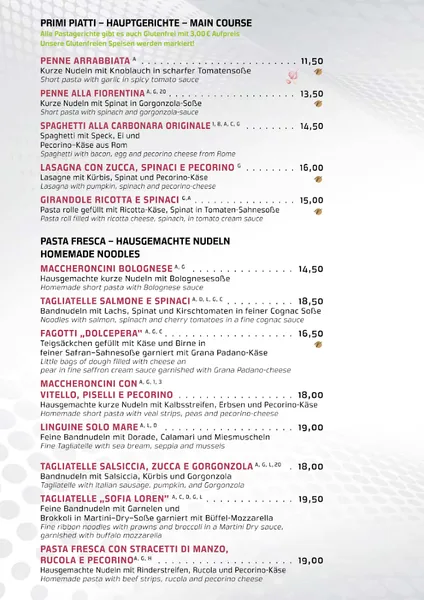 menu 2 of Ristorante Cavallino
