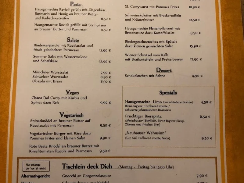 menu 2 of Sappralott