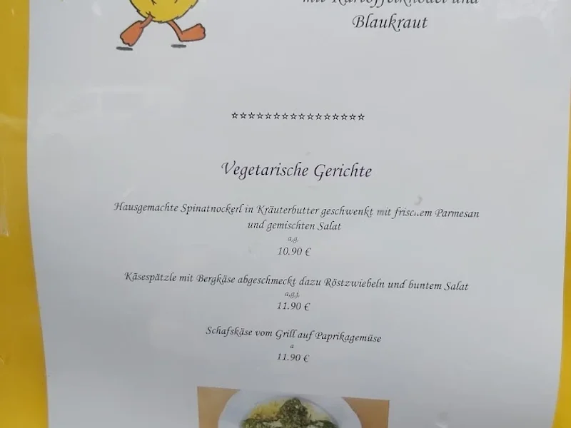 menu 0 of Hexengarten Gern