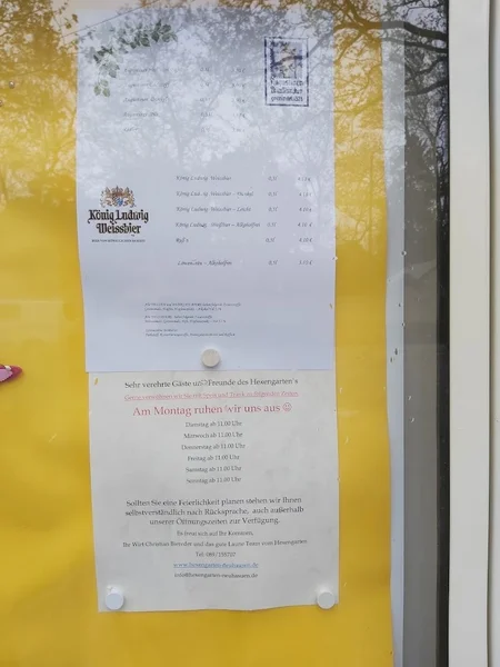 menu 1 of Hexengarten Gern