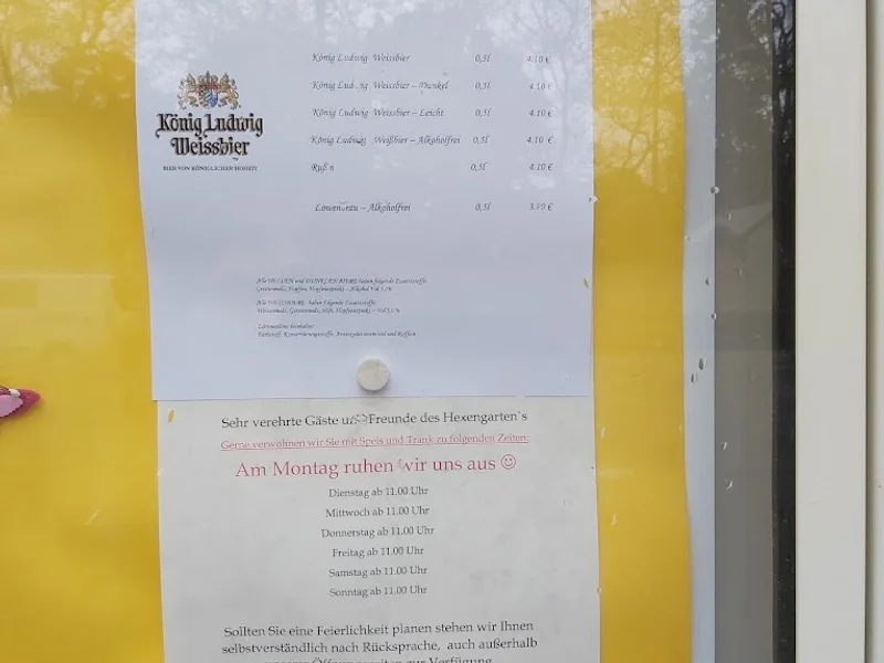 menu 1 of Hexengarten Gern