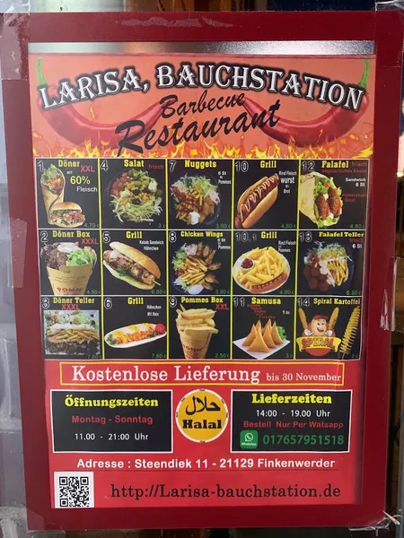 menu 0 of Larisa-bauchstation Restaurant