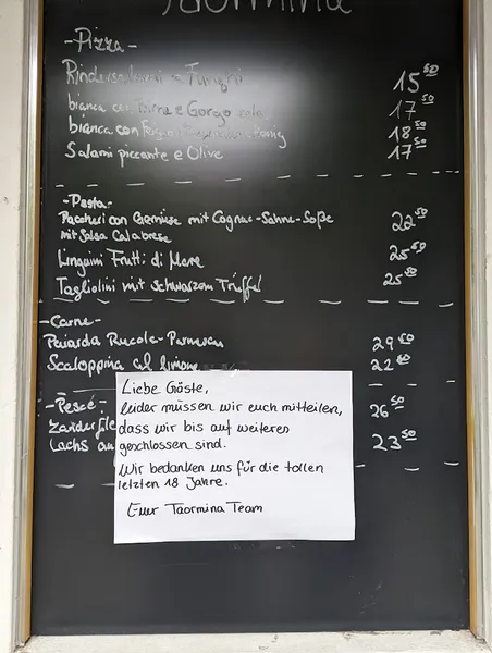 menu 2 of Ristorante Taormina