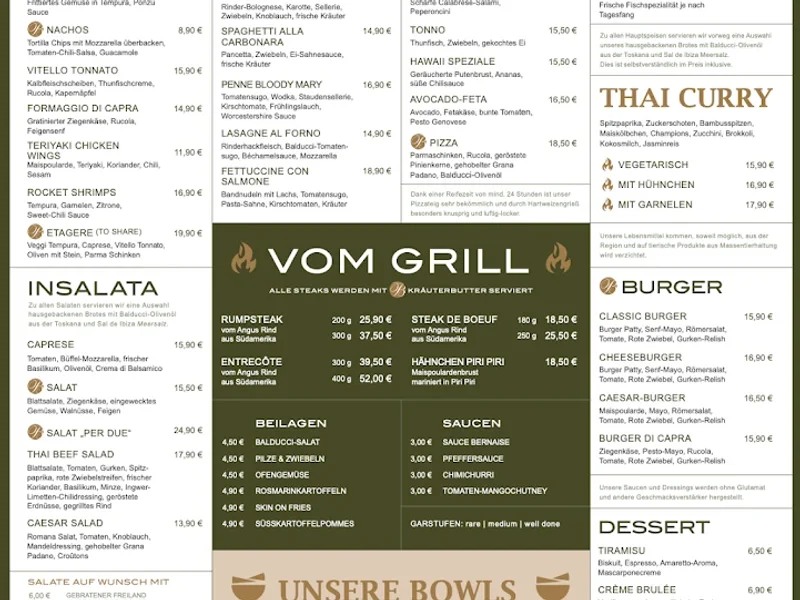 menu 0 of Balducci Barmbek
