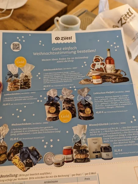 menu 0 of Vinzenz Zöttl Bäckerei-Konditorei GmbH & Co. KG