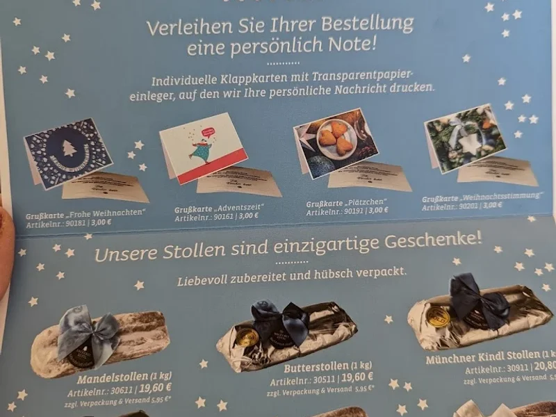 menu 1 of Vinzenz Zöttl Bäckerei-Konditorei GmbH & Co. KG