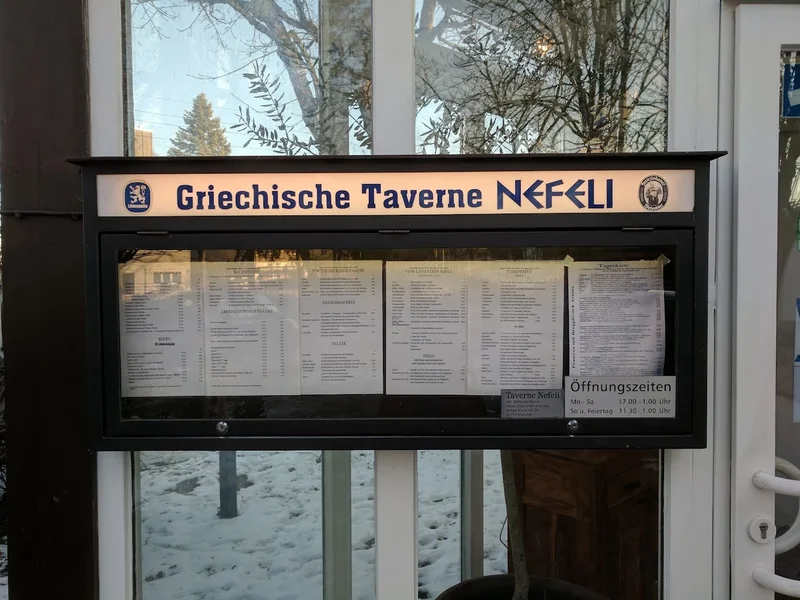 menu 1 of Taverne Nefeli